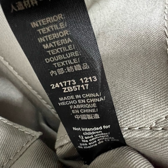 FOSSIL Sydney Tote Ivory Woven Grey Leather Trim with Gold Hardware - Picture 12 of 12